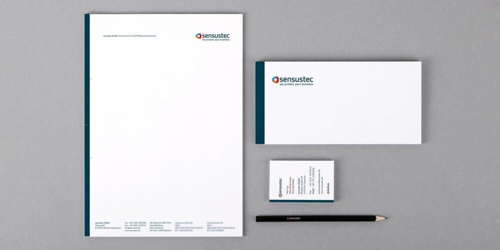 Geschäftspapierausstattung sensustec GmbH