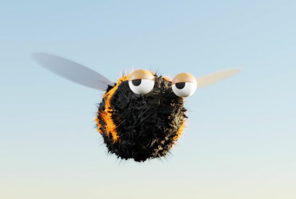 3-D-Hummel von Torsten Nienaber
