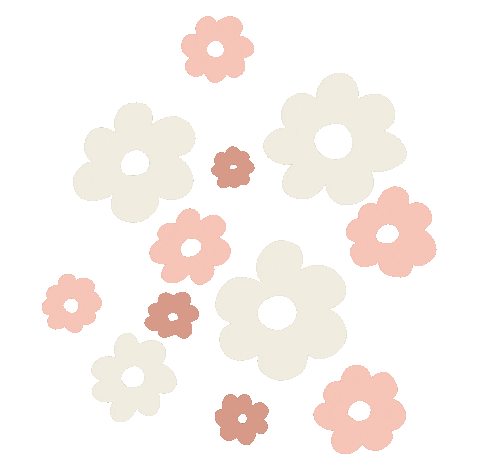 Animierter GIF-Sticker Blumen